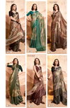 Vaamsi Vol 6 By Vallabhi Printed Brasso Designer Sarees Wholesale Shop In Surat